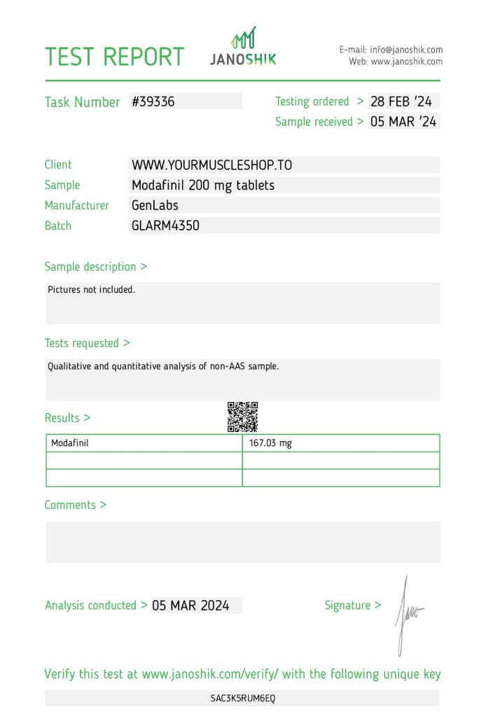 Modafinil 200 mg