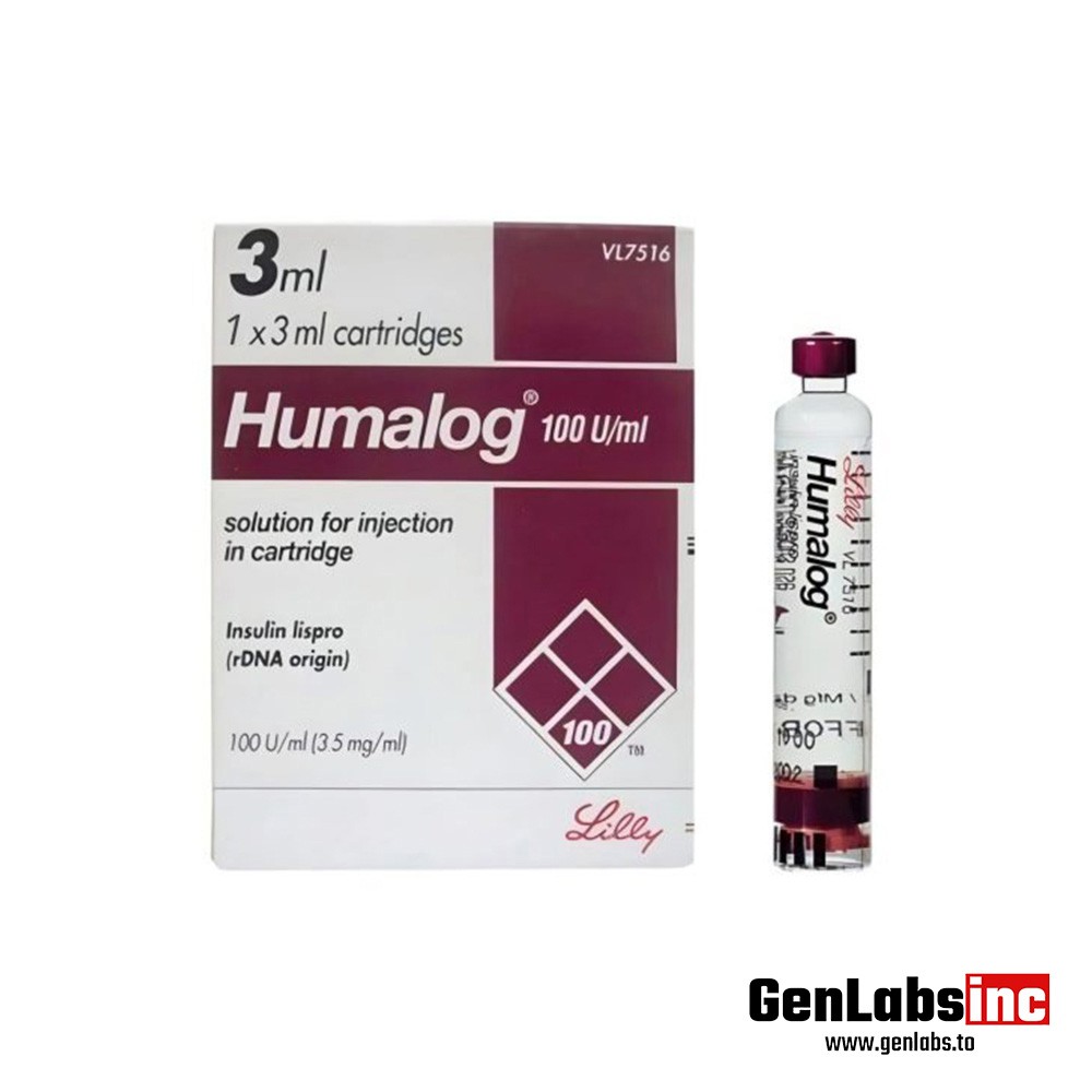 1 X HUMALOG 100IU REFILL CARTRIDGE 3ML