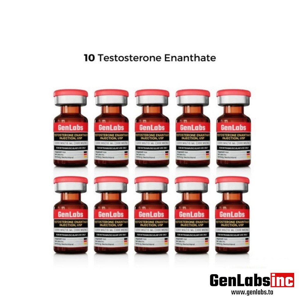10 – Testosterone Enanthate 300 Mg/ml – Genlabs