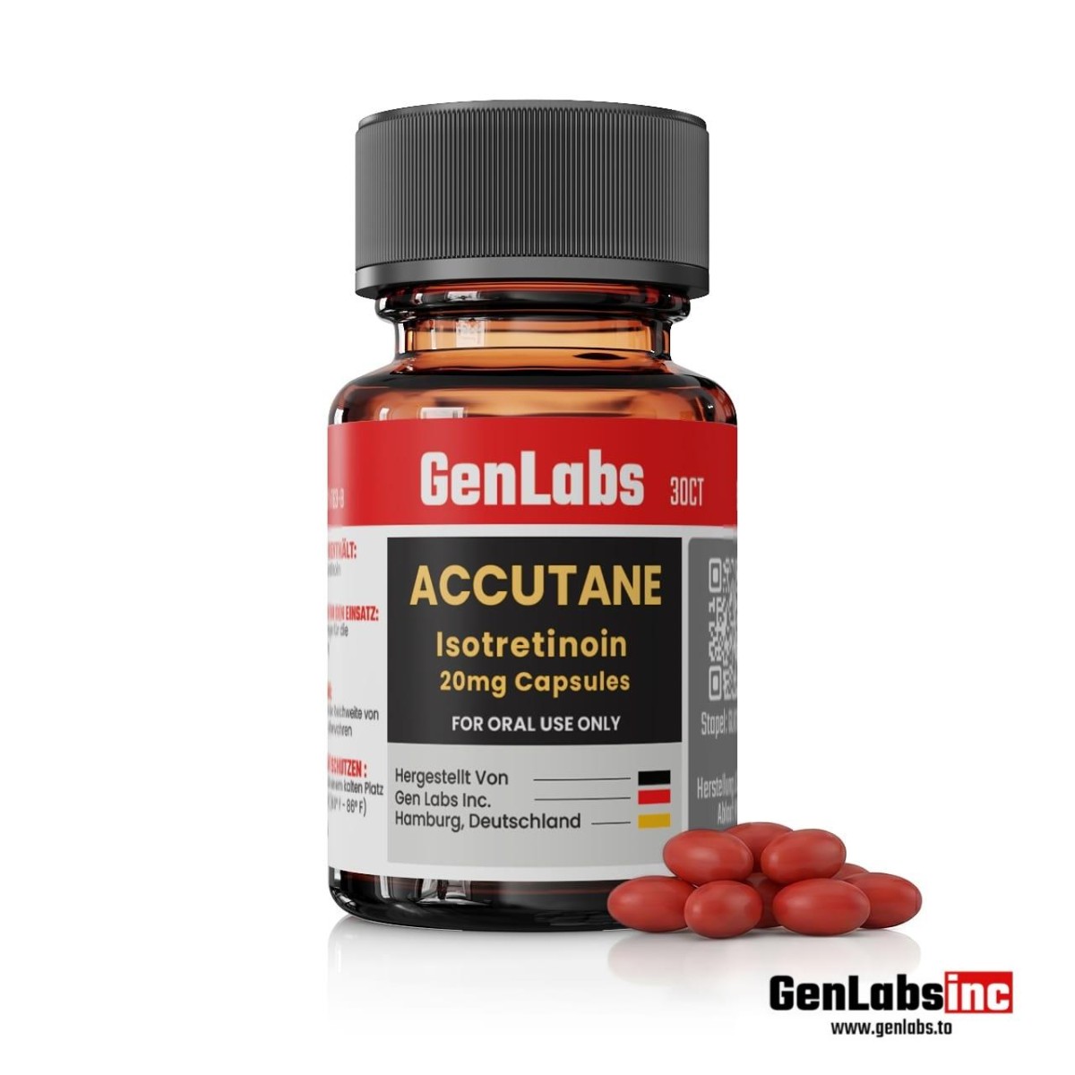 Accutane (isotretinoin Capsules Ip) 20 mg – (30 Capsules)