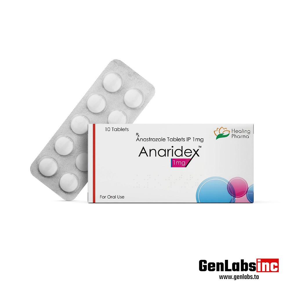 Anaridex (anastrozole) 1 mg – (10 Tablets Strip) – Healing Pharma