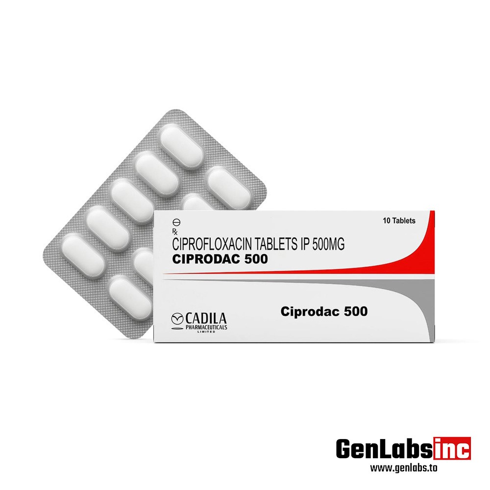 Ciprodac 500 ( Ciprofloxacin) 500 mg – (10 Tablets Strip) – Cadila