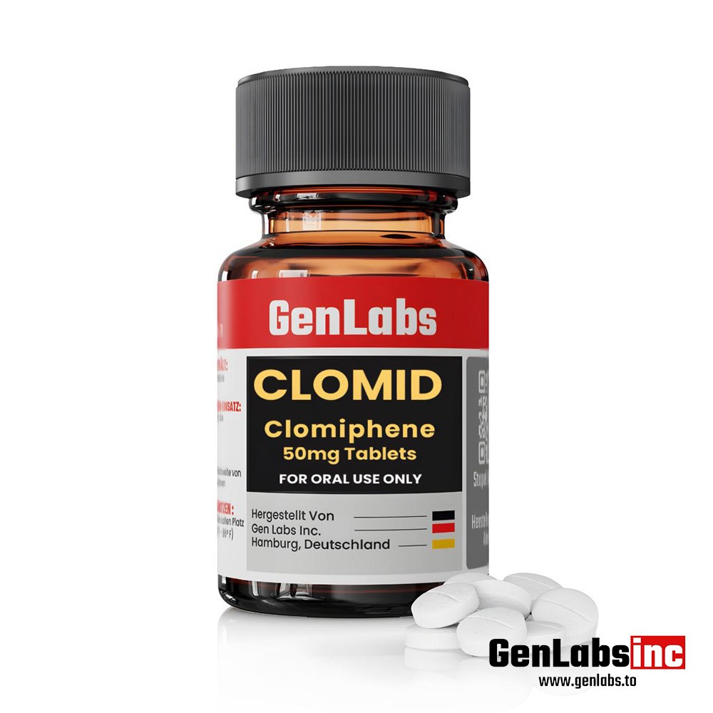 CLOMID (CLOMIPHENE CITRATE) 50 MG / PER TAB – 100 TABLETS – GENLABS