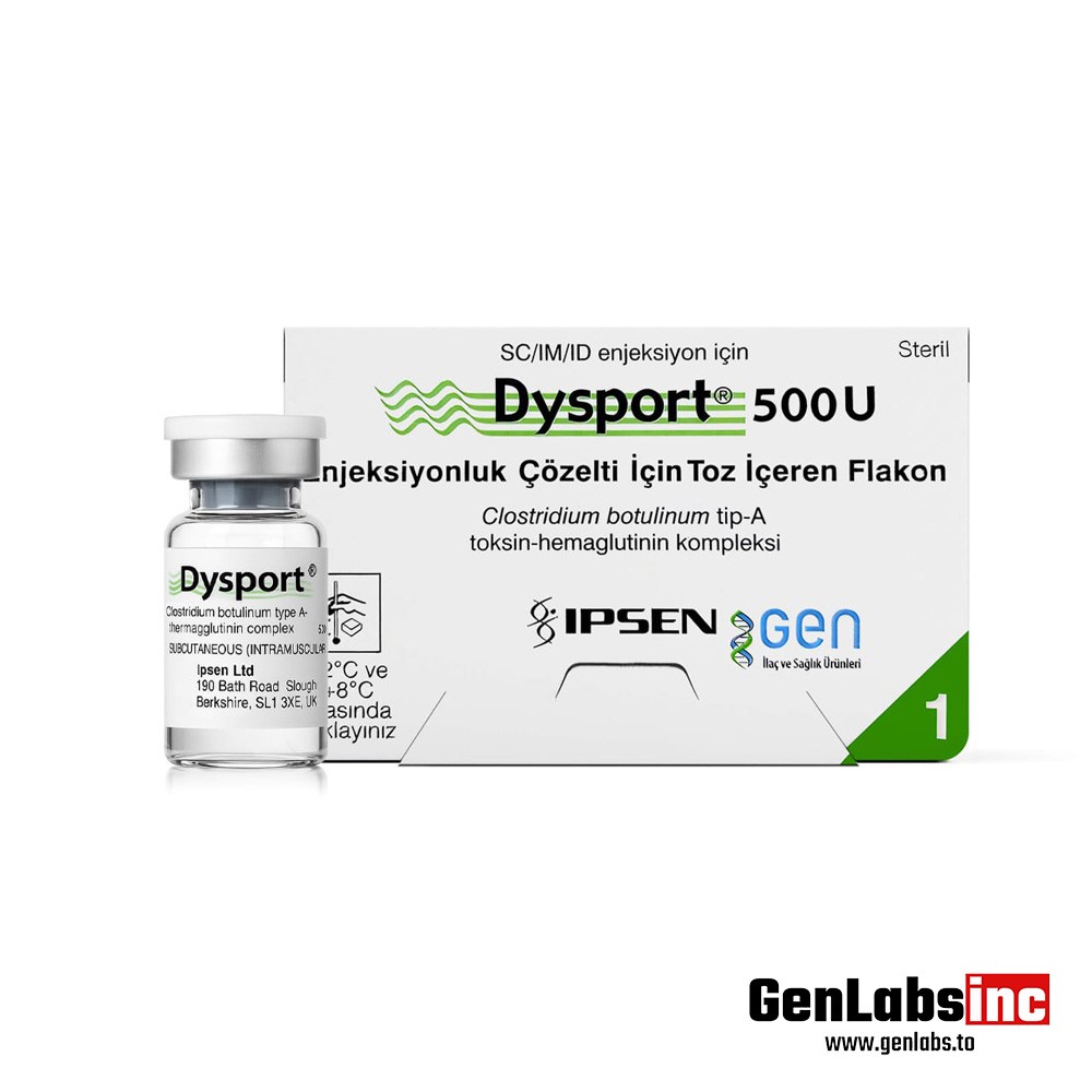 Dysport 500 IU Clostridium Botulinum Type A Ipsen