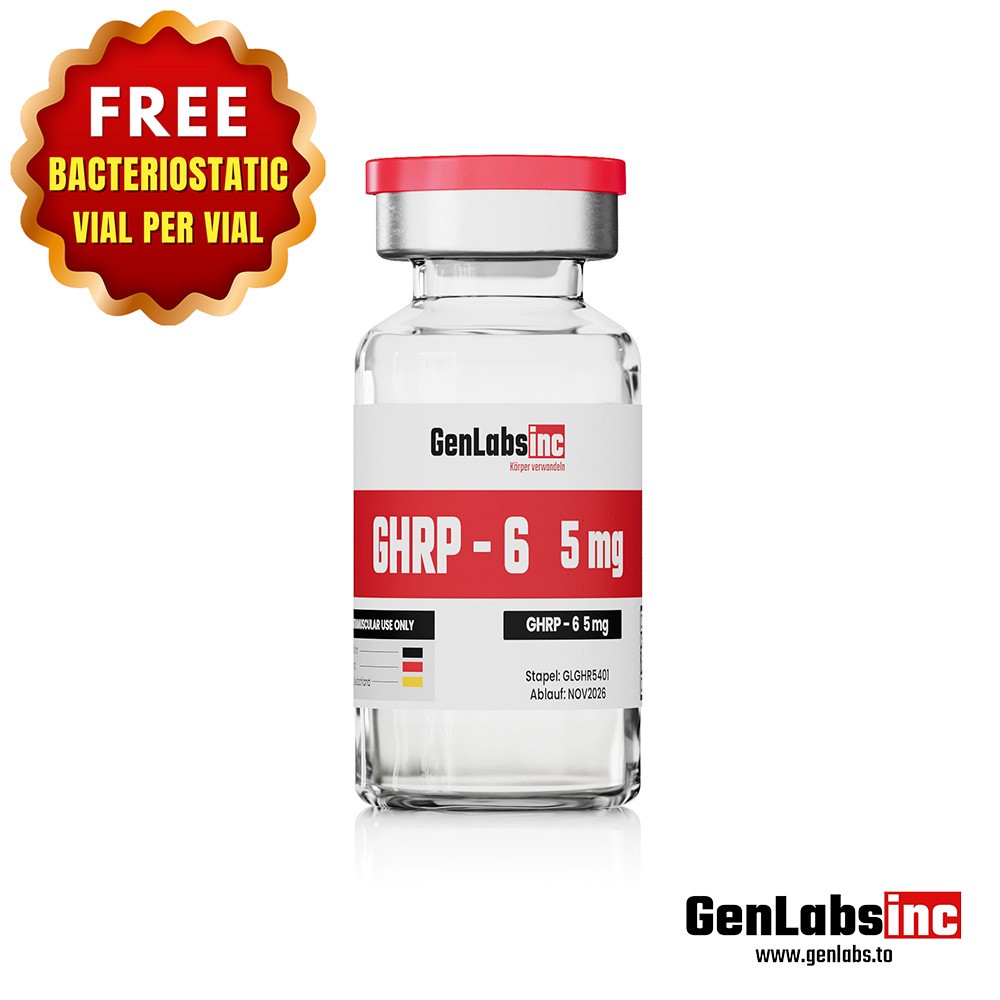 Ghrp – 6 – 5mg Vial – (with Bacteriostatic Water)