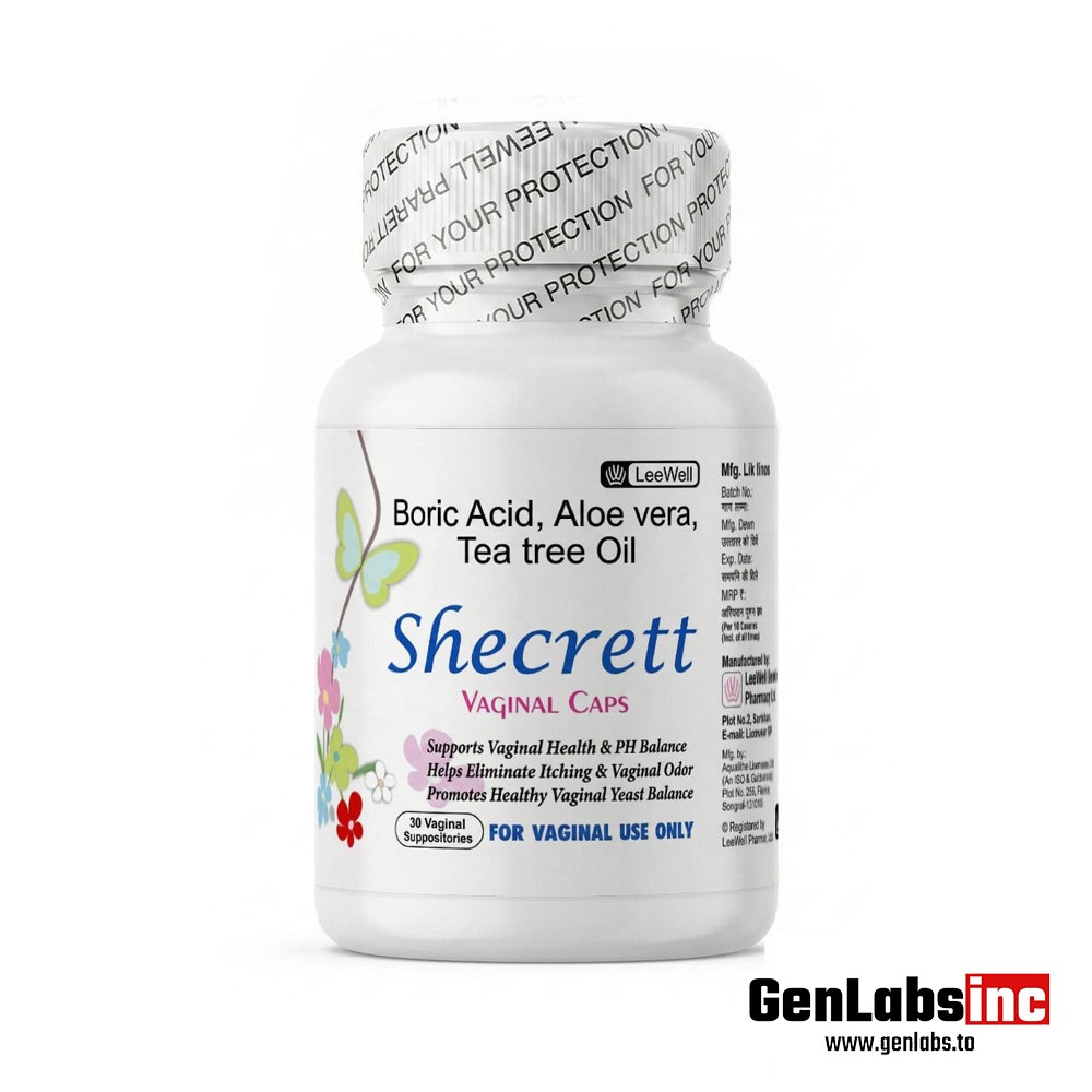 Shecrett Vaginal Capsules (30 capsules bottle) – Lexwell Pharmaceuticals