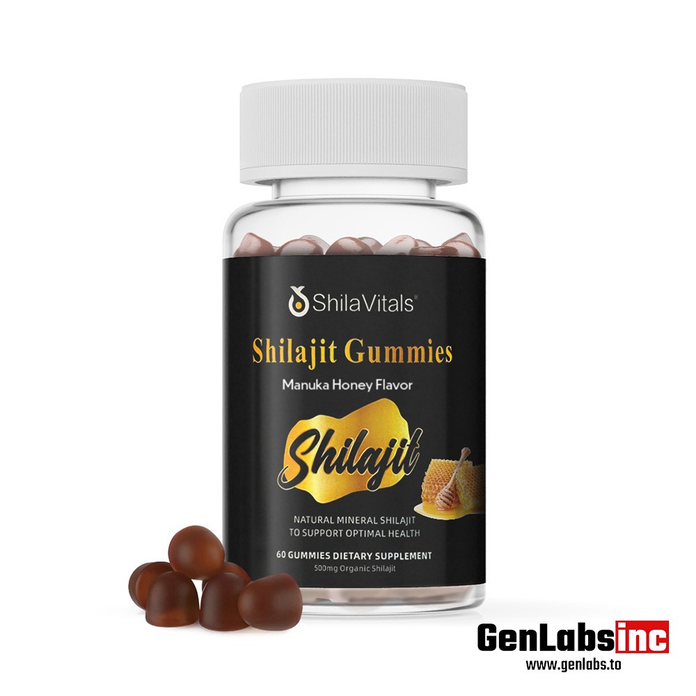 Shilajit Gummies ( 500mg Organic Shilajit ) (60 Gummies – Manuka Honey Flavor – Shilavitals