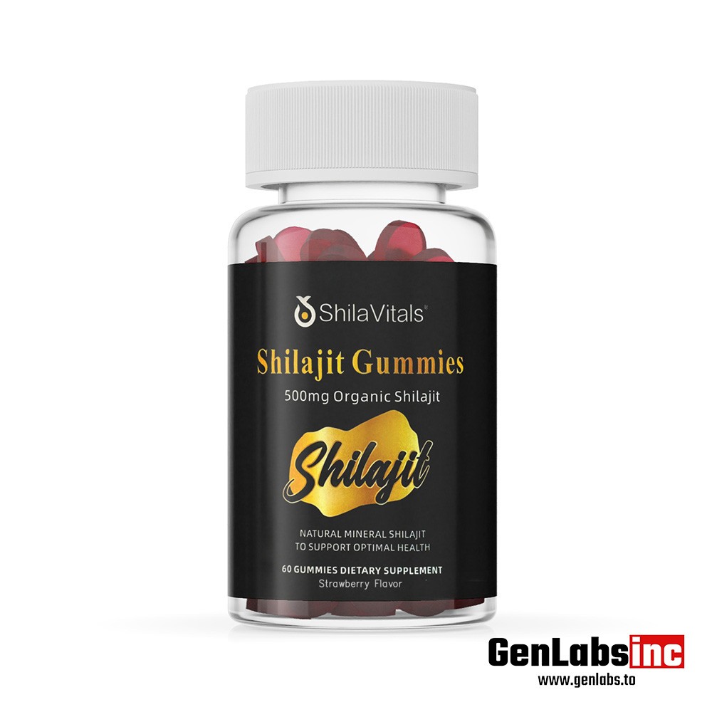 Shilajit Gummies ( 500mg Organic Shilajit ) (60 Gummies – Strawberry Flavor – Shilavitals