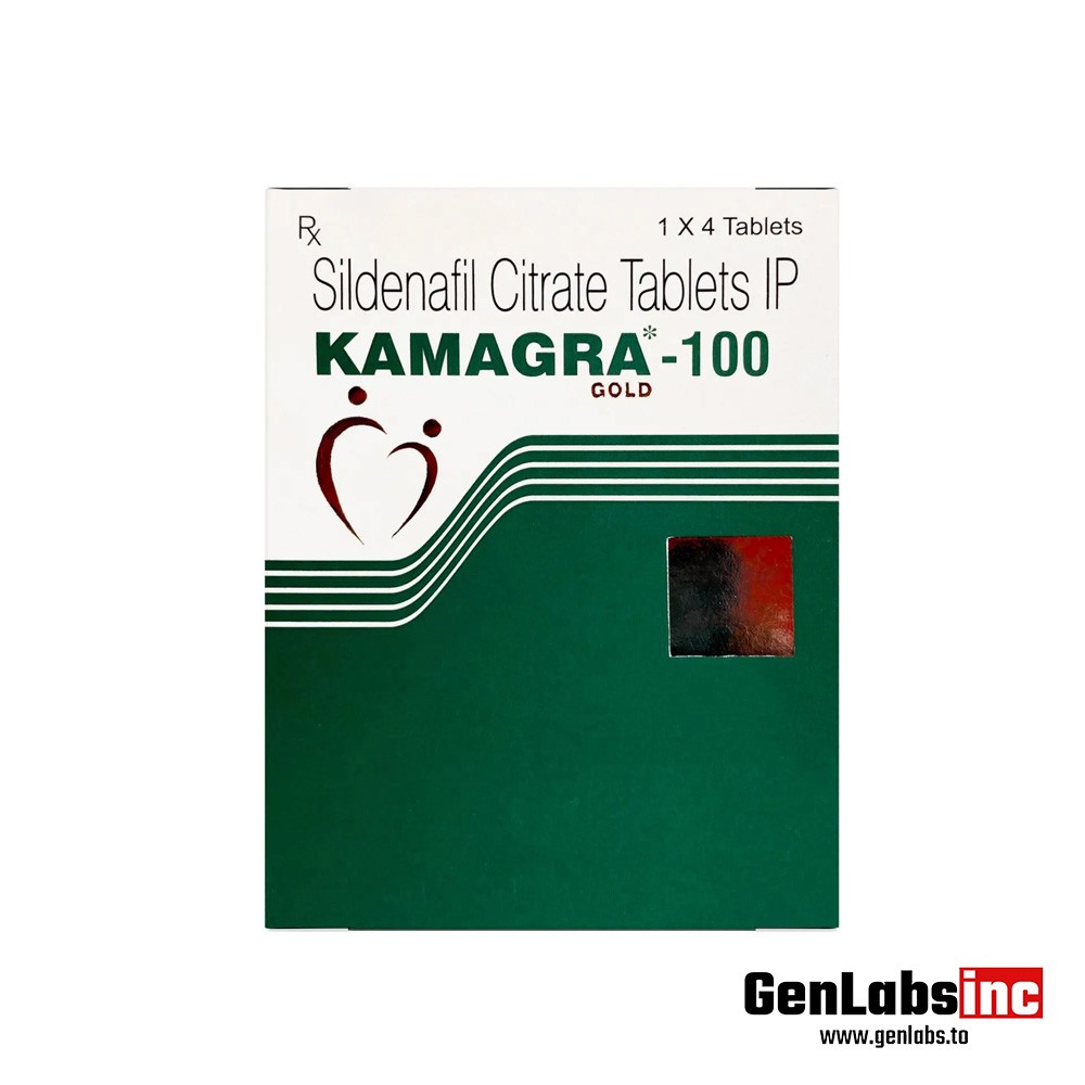 Sildenafil Citrate 100 mg (generic Viagra) – Kamagra Gold (4 Tablets Pack)