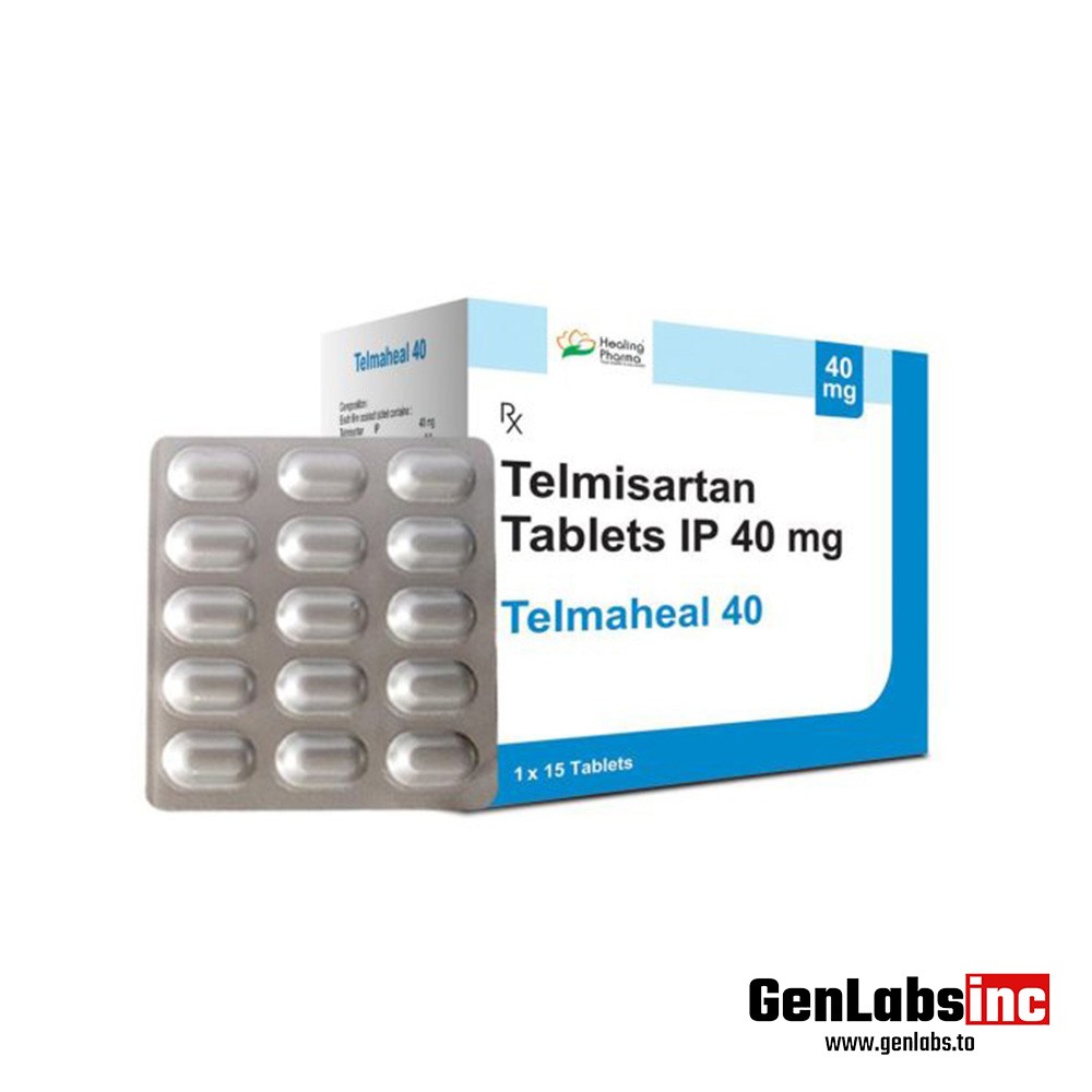 Telmisartan (telmaheal) 40 mg – (15 Tablets Strip) – Healing Pharma