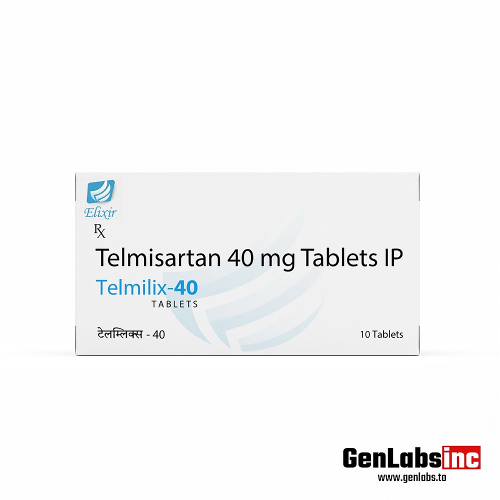 Telmisartan (telmilix) 40 mg – (10 Tablets Strip) – Elixir Life Care